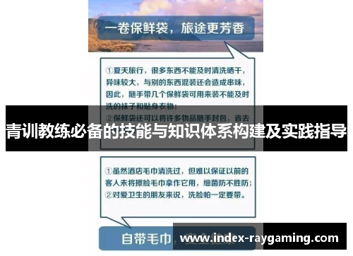 青训教练必备的技能与知识体系构建及实践指导