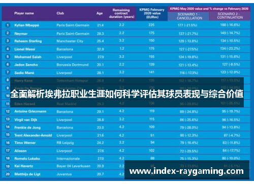 全面解析埃弗拉职业生涯如何科学评估其球员表现与综合价值